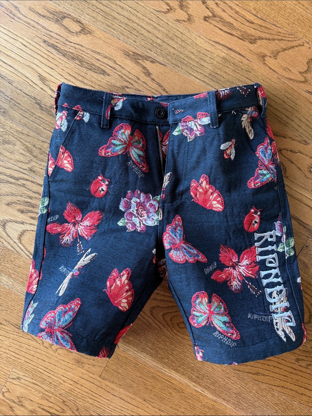 Ripndip brocade fabric shorts. Classic Jean style. Long leg. Like new.
